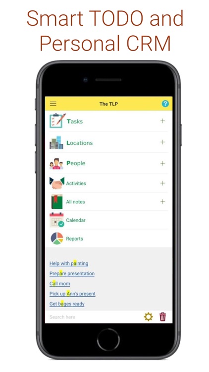 Smart todo list & personal CRM