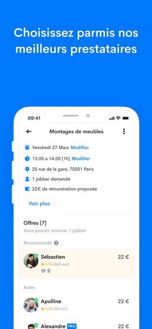 Youpijob Service A Domicile Dans L App Store