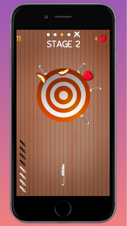 Knife Throw Cut Apple screenshot-5