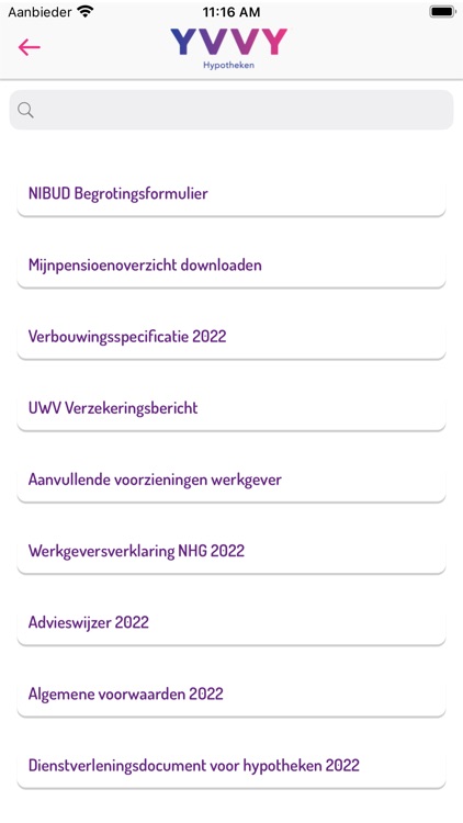 YVVY Hypotheken screenshot-3