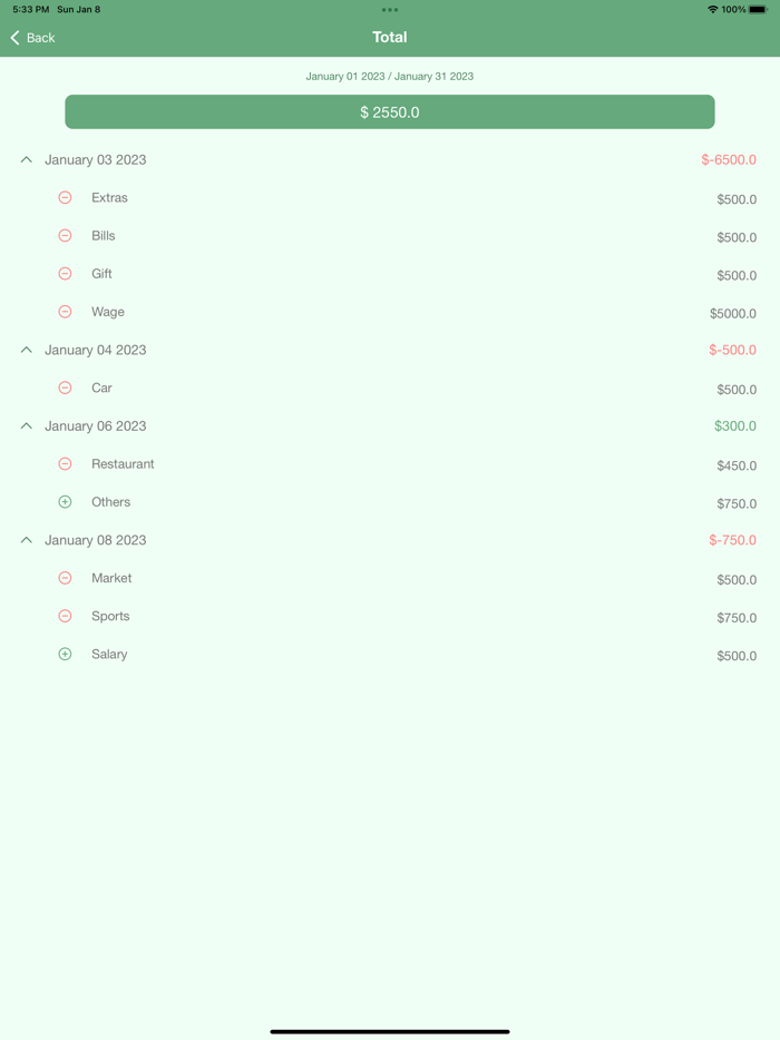 MoneyAll Budget Planner