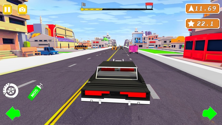 Blocky Car Racing Game screenshot-4