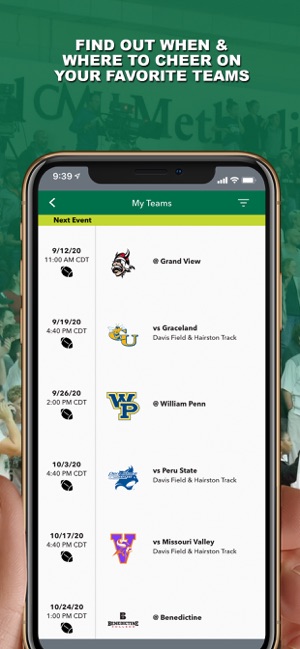 Central Methodist Athletics(圖3)-速報App