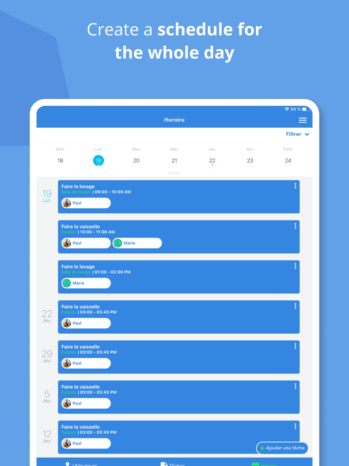 Andee - Schedule and Tasks