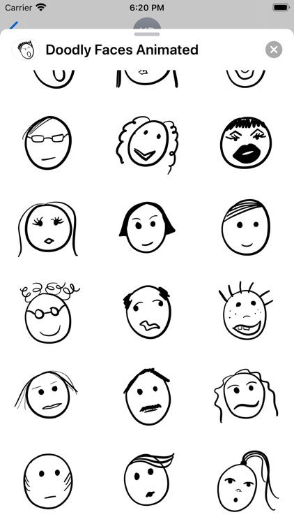 doodly faces animated by julie campbell