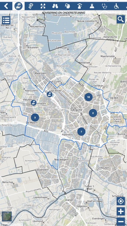Voorzieningenkaart Utrecht