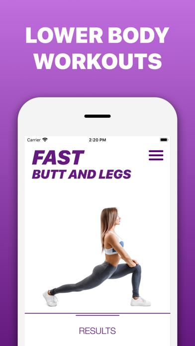 5 Minute Butt and Legs - Lower Body Workouts Screenshot 1