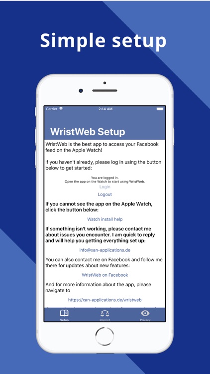 WristWeb for Facebook screenshot-4