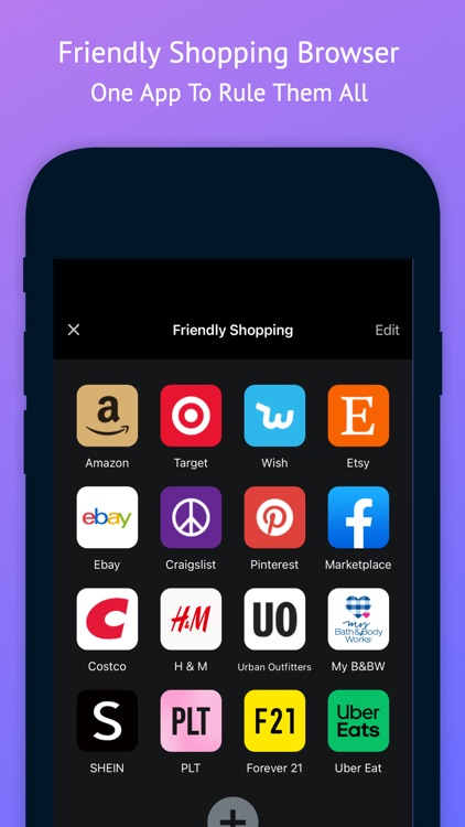 Friendly Shopping Browser