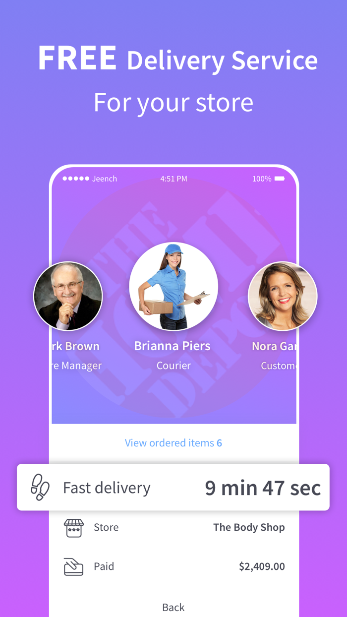 Jeench Sell  Deliver Locally