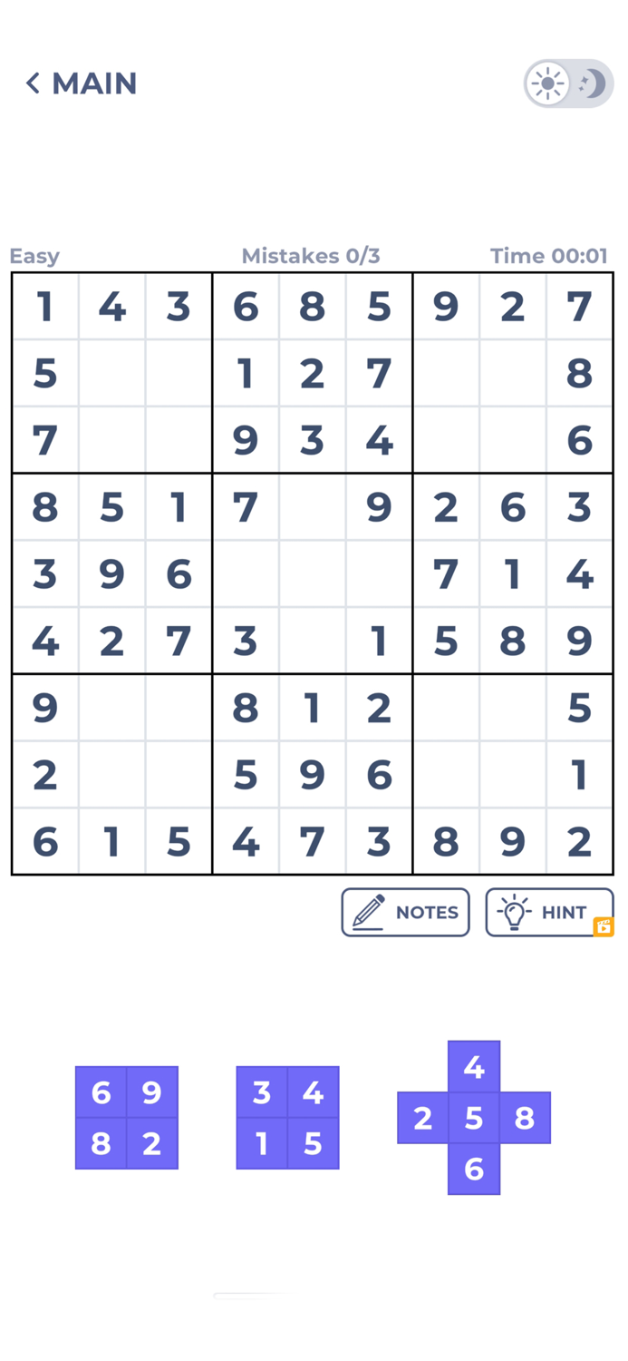 Blocku Sudoku
