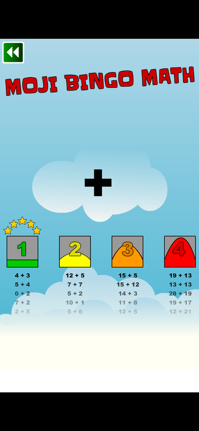 Moji Bingo Math