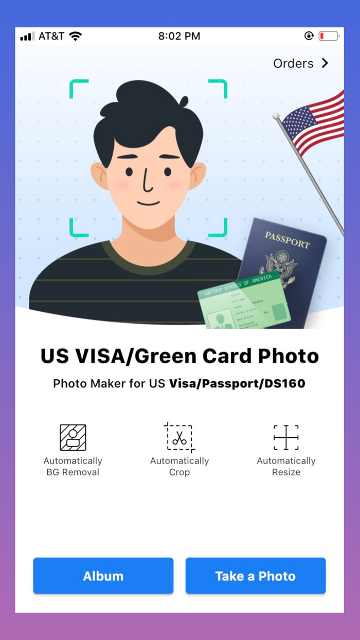 US VISA / Green Card Photo