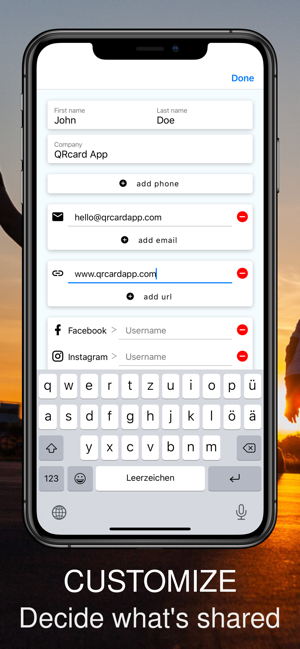 QRcard - digital business card(圖2)-速報App