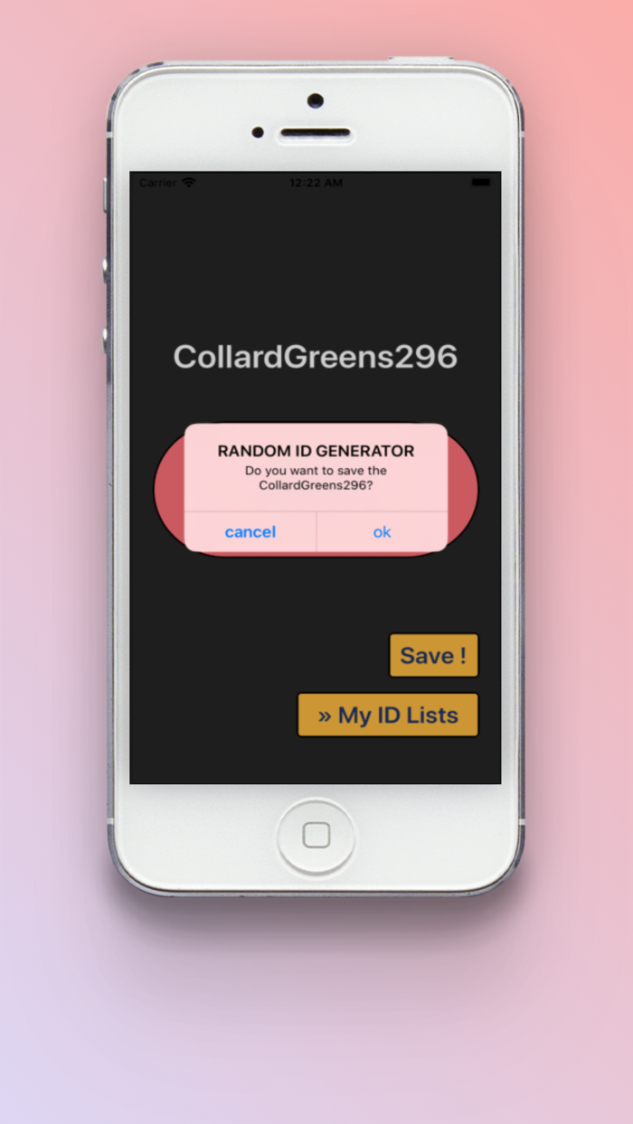 RANDOM ID GENERATOR.