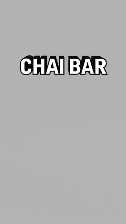 Chai Bar