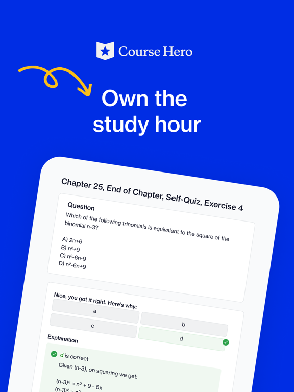 course hero homework helper app