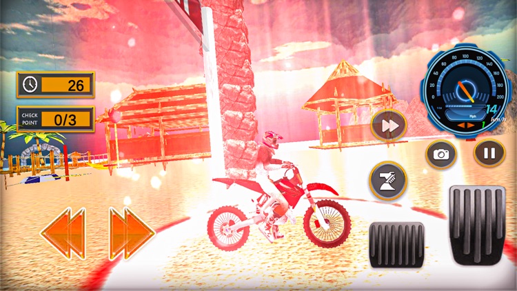 Tricky Bike Beach Stunt Master screenshot-3