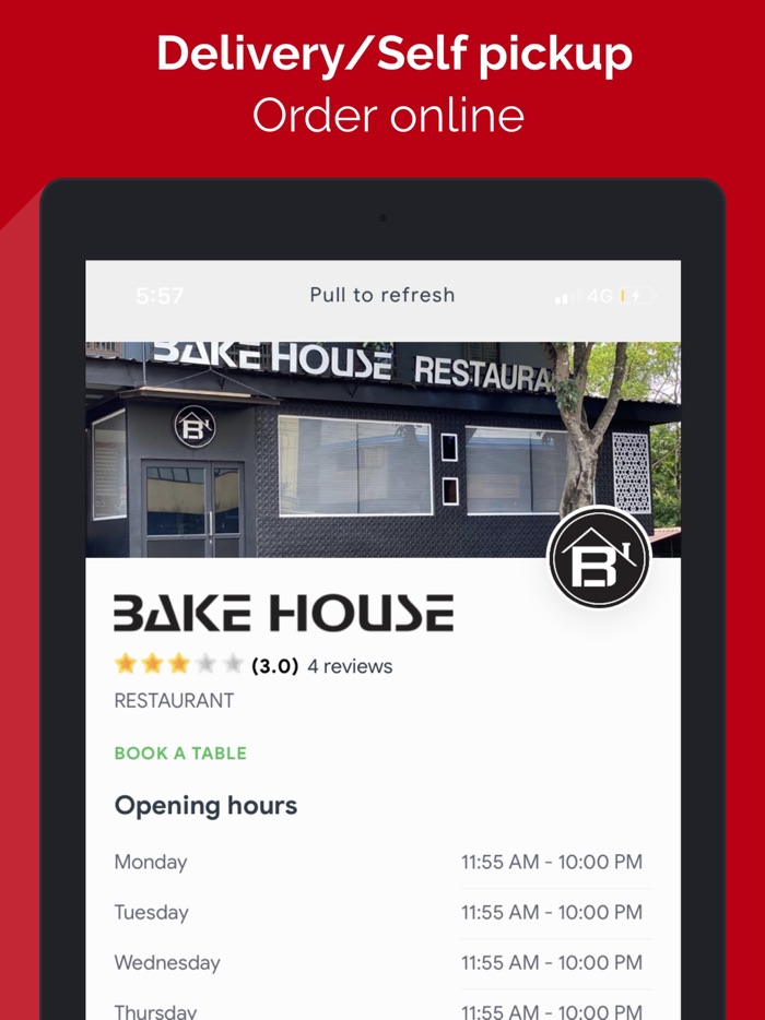 BakeHouse Restaurant Kattangal