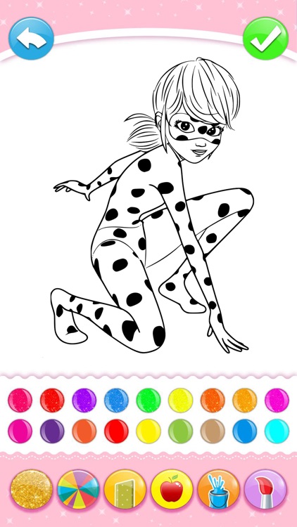 Ladybug Coloring and Dress up