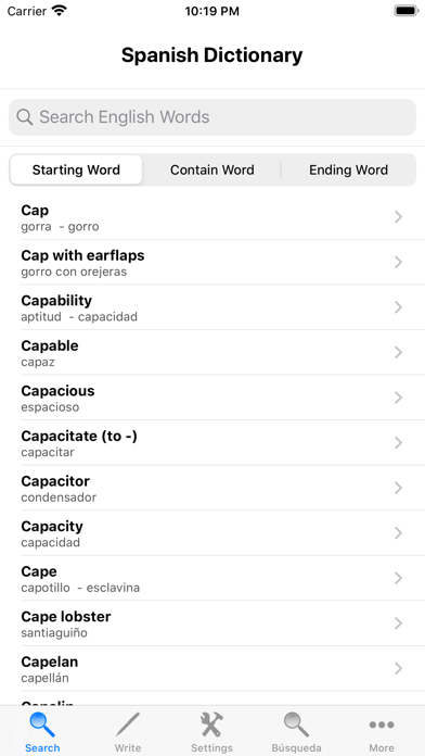 How to cancel & delete Spanish Dictionary English Free With Sound - Diccionario español gratuito con sonido from iphone & ipad 1