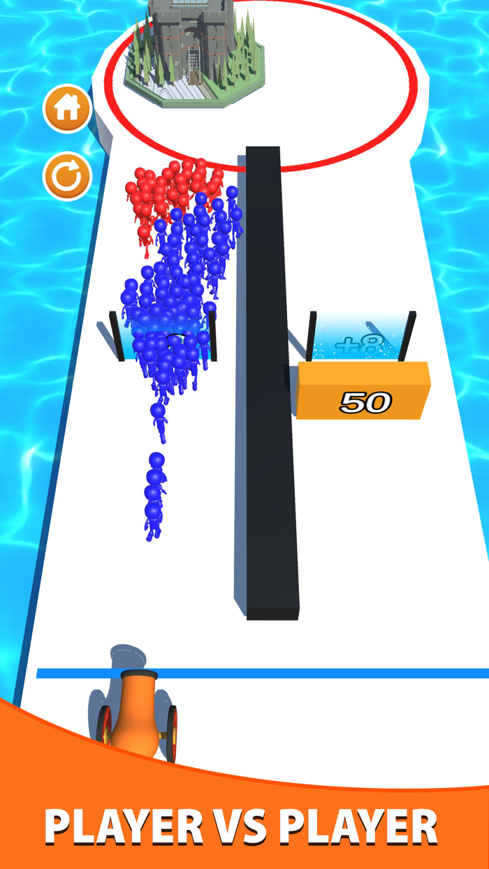 Crowd Mob Rush Count Control