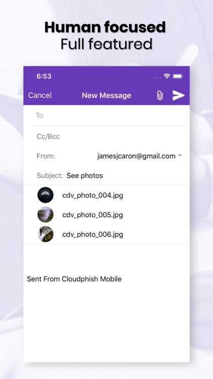 Cloudphish Mobile Email screenshot-3