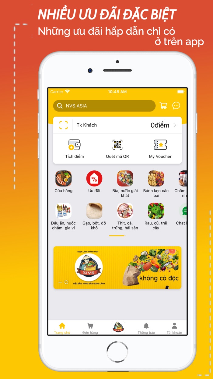 NVS - Nông sản ngon lành