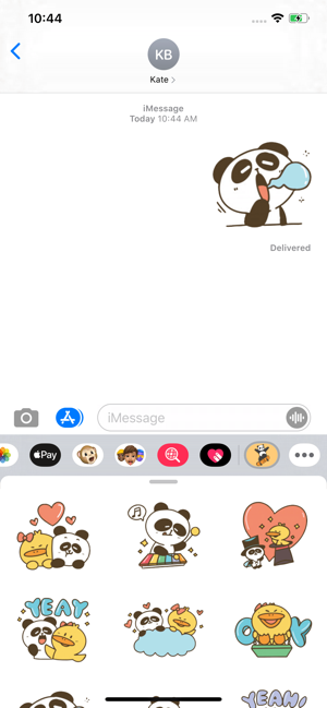 Best Friends Panda Stickers(圖1)-速報App