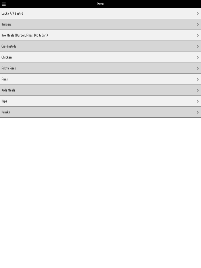 Phat Bastrd Burger App