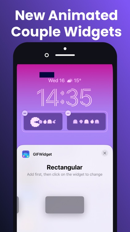 GIF Widget for Lock Screen