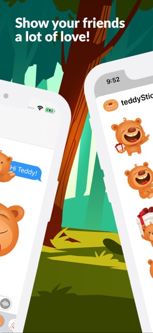 Teddy Bear 3D Stickers App(圖2)-速報App