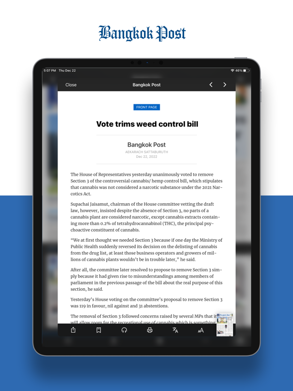 Bangkok Post Epaper screenshot 3
