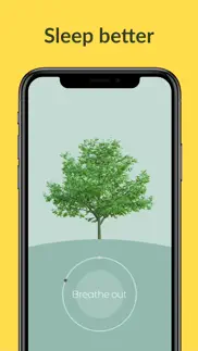 relaxing tree breathing app iphone screenshot 2
