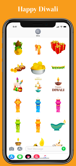 Diwali Stickers For iMessage!