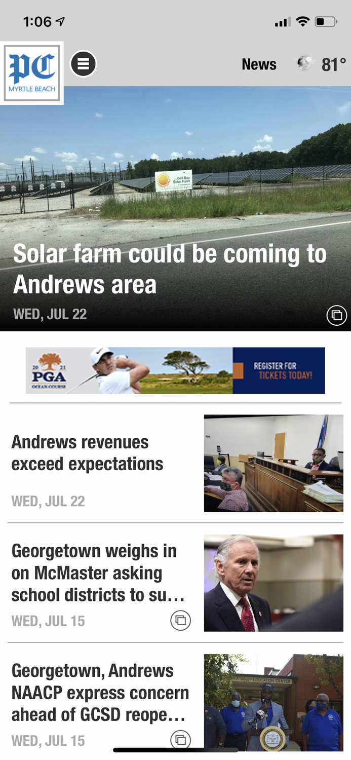 Post and Courier Myrtle Beach