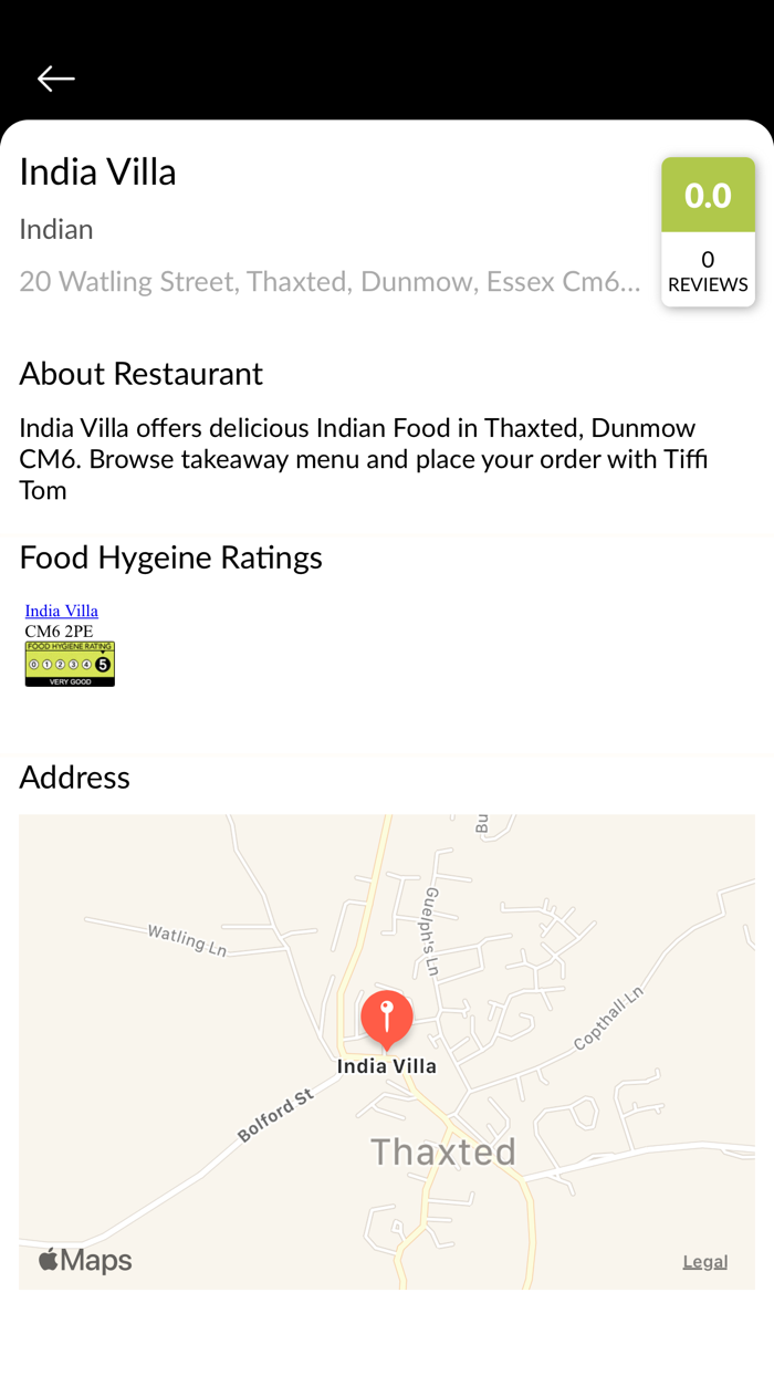 India Villa Restaurant