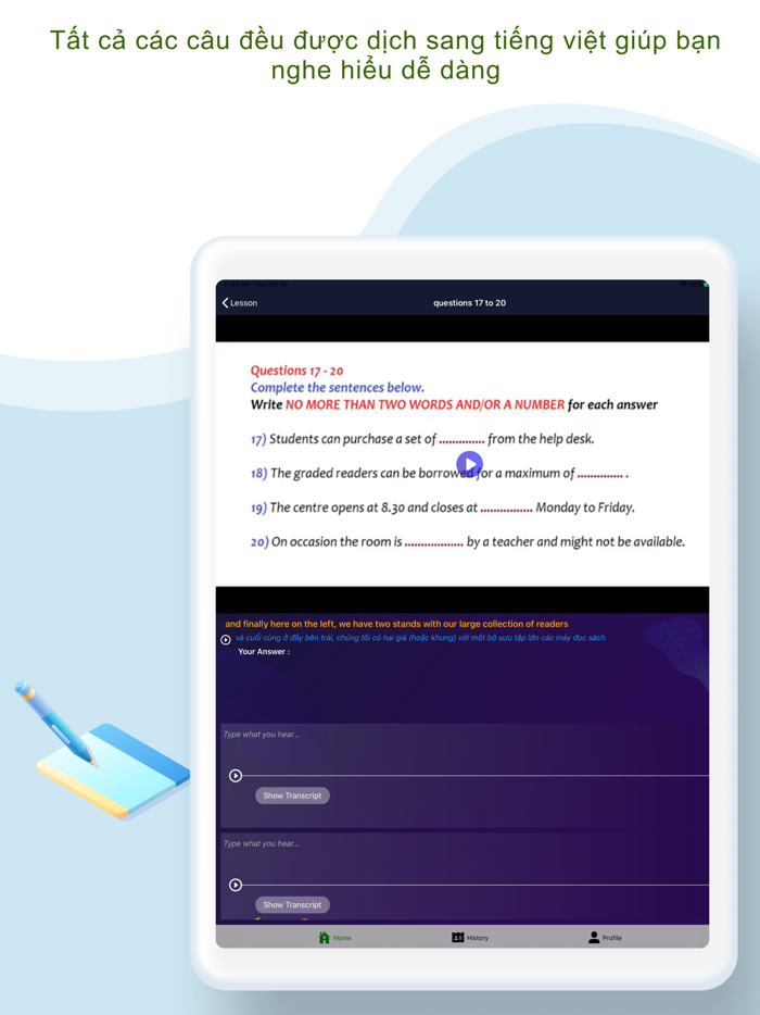 IELTS Listen-Nghe Và Viết Lại