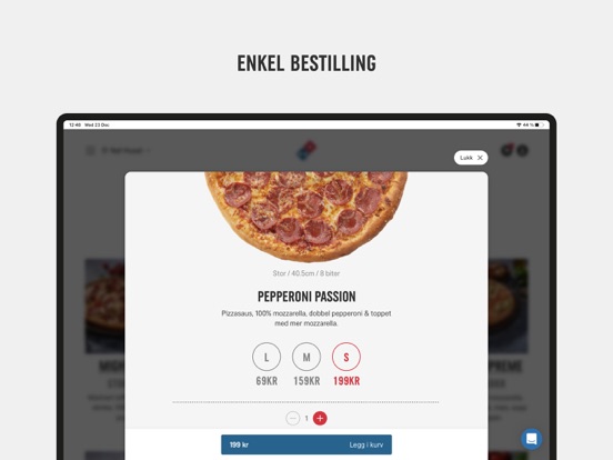 Domino's Pizza Norway screenshot 2