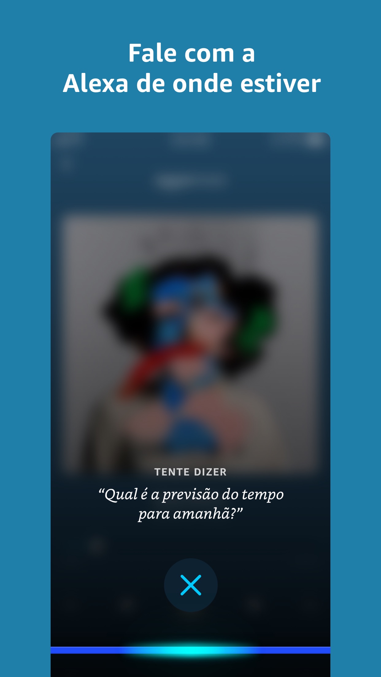 Screenshot do app Amazon Alexa