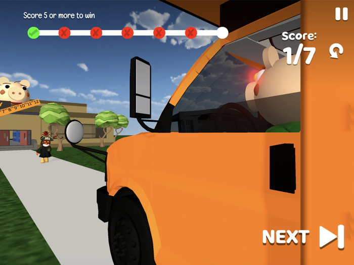 Balddy Piggy Monster School