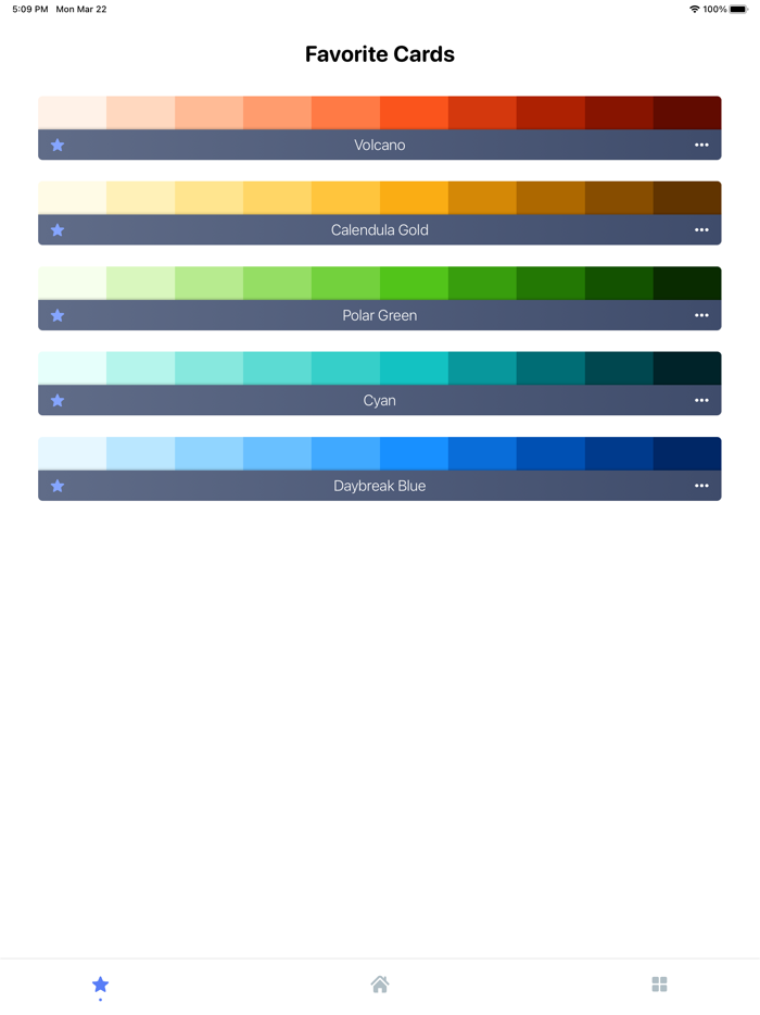 Color Card - Palette Tool