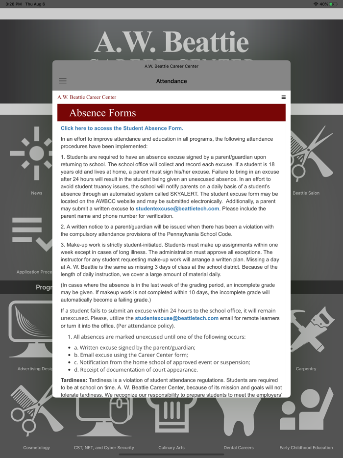 A.W. Beattie Career Center