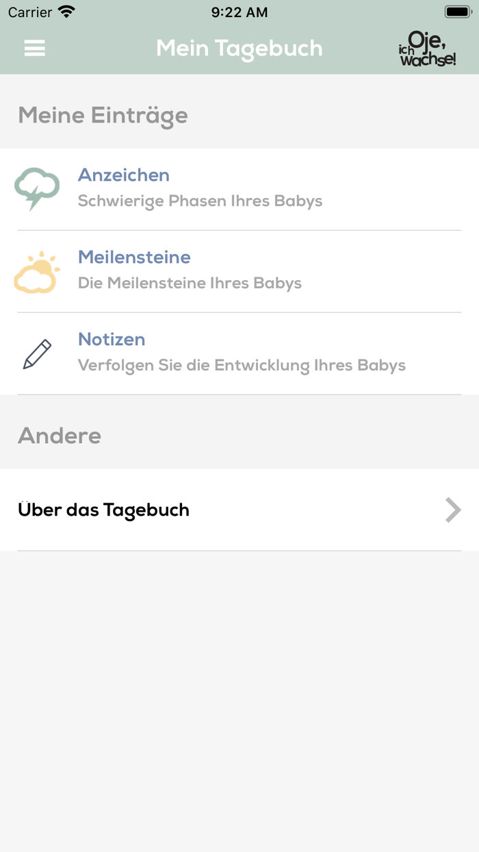 Oje, ich wachse - DE