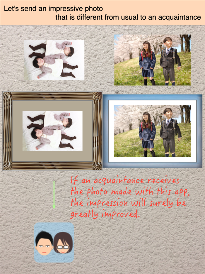 in the picture frame