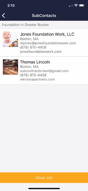 SubContacts: Contractor Jobs(圖3)-速報App