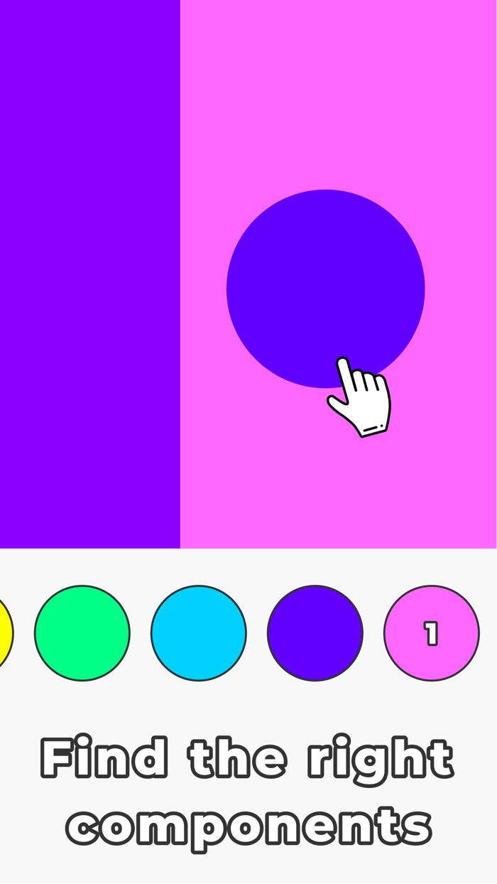 Color puzzle - shades