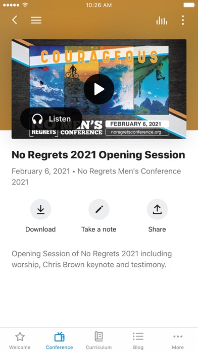 How to cancel & delete No Regrets Men's Ministries from iphone & ipad 3