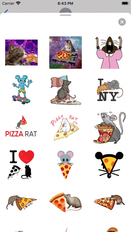 Animated Pizza Rats Sticker