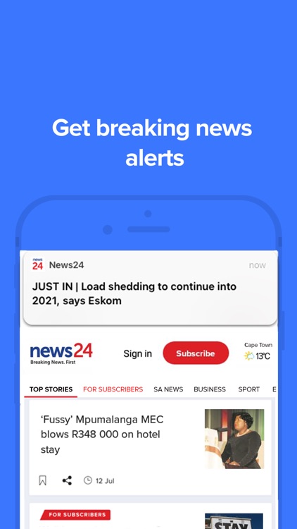 News24: Breaking News. First